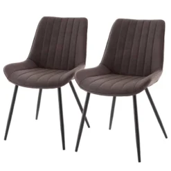 Chaises Capitonnées Midge (lot De 2) -Promos Déco Vestiaire Boutique 1000244484 210831 11342500031 IMAGE P000000001000244484