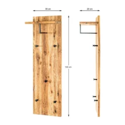 Porte-manteau mural Oderen II -Promos Déco Vestiaire Boutique 1000252678 210325 08130000056 SKETCH DETAILS P000000001000252678 sketch