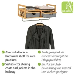 Wenko Porte-manteau Mural Bahari 14 Wenko Porte-manteau Mural Bahari -Promos Déco Vestiaire Boutique 1000260938 210715 14010900022 DETAILS P000000001000260938