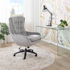 Fauteuil De Bureau Bracon Velours -Promos Déco Vestiaire Boutique 1000272625 220823 020 MOOD DETAILS P000000001000272625 mood