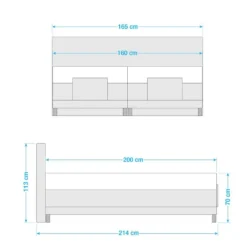 Lit Boxspring Celina -Promos Déco Vestiaire Boutique 1000273150 210625 11311900187 SKETCH DETAILS P000000001000273150 sketch
