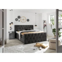 Lit Boxspring Kenton -Promos Déco Vestiaire Boutique 1000281868 210916 10540900201 MOOD DETAILS P000000001000281868 mood