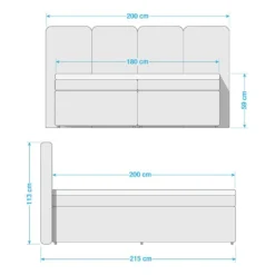 Lit Boxspring Scarlett -Promos Déco Vestiaire Boutique 1000287255 210909 13144200032 SKETCH DETAILS P000000001000287255 sketch