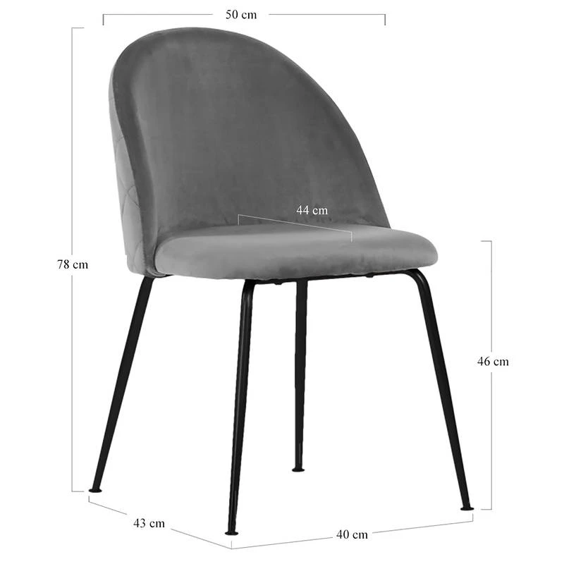 Chaises Capitonnées Maxou II (lot De 2) 9 Chaises Capitonnées Maxou II (lot De 2) – Image 9