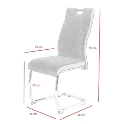 Chaise Cantilever La Luna -Promos Déco Vestiaire Boutique 1000309928 211117 170335000562 SKETCH DETAILS P000000001000309928 sketch