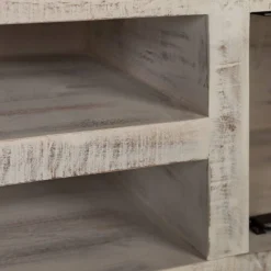 Meuble TV En Bois Massif Waterford -Promos Déco Vestiaire Boutique 1000333442 230321 065 DETAILS P000000001000333442