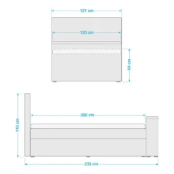 Lit Boxspring Jupiter -Promos Déco Vestiaire Boutique 1000342885 220414 500 SKETCH DETAILS P000000001000342885 sketch