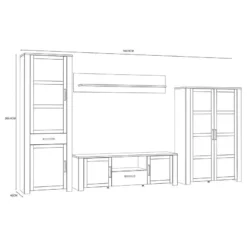 Ensemble Meubles TV Vassia II (4 élém.) -Promos Déco Vestiaire Boutique 1000344685 220414 500 SKETCH DETAILS P000000001000344685 sketch