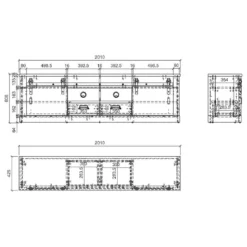 Meuble TV Shutter II -Promos Déco Vestiaire Boutique 1000348677 220505 501 SKETCH DETAILS P000000001000348677 sketch