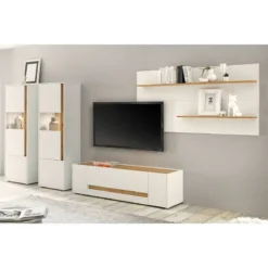 Ensemble Meubles TV Olon IV (4 éléments) -Promos Déco Vestiaire Boutique 1000350334 220517 011 MOOD IMAGE P000000001000350334 mood