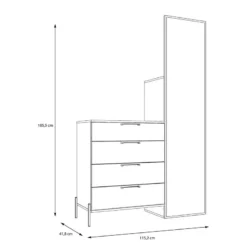 Ensemble D’entrée Compact Ozora -Promos Déco Vestiaire Boutique 1000356710 220603 500 SKETCH DETAILS P000000001000356710 sketch