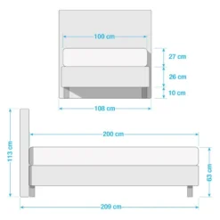 Lit Boxspring Jonna -Promos Déco Vestiaire Boutique 1000360219 220804 500 SKETCH DETAILS P000000001000360219 sketch