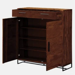 Meuble à Chaussures Woodson -Promos Déco Vestiaire Boutique 1000361859 220624 031 DETAILS P000000001000361859