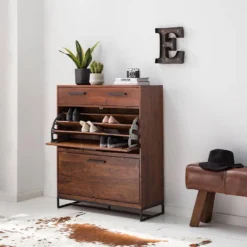 Meuble à Chaussures Woodson I -Promos Déco Vestiaire Boutique 1000361863 220624 021 MOOD DETAILS P000000001000361863 mood