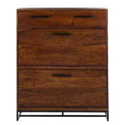 Meuble à Chaussures Woodson I -Promos Déco Vestiaire Boutique 1000361863 220624 030 DETAILS P000000001000361863