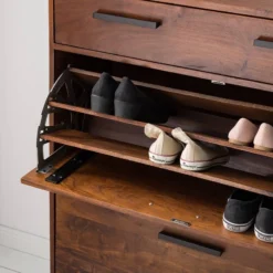 Meuble à Chaussures Woodson I -Promos Déco Vestiaire Boutique 1000361863 220624 038 DETAILS P000000001000361863