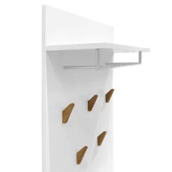 Porte-manteau Mural LINDHOLM à étagère -Promos Déco Vestiaire Boutique 1000364014 230331 040 DETAILS P000000001000364014