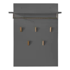 Porte-manteau Mural LINDHOLM à étagère -Promos Déco Vestiaire Boutique 1000364016 230331 030 DETAILS P000000001000364016