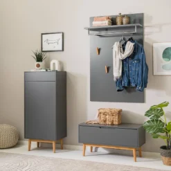 Porte-manteau Mural LINDHOLM à étagère -Promos Déco Vestiaire Boutique 1000364016 230907 021 MOOD DETAILS P000000001000364016 mood