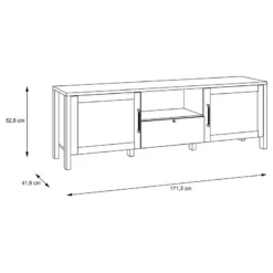 Meuble TV Zarina -Promos Déco Vestiaire Boutique 1000368225 221213 500 SKETCH DETAILS P000000001000368225 sketch