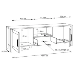 Meuble TV Zarina -Promos Déco Vestiaire Boutique 1000368225 221213 501 SKETCH DETAILS P000000001000368225 sketch