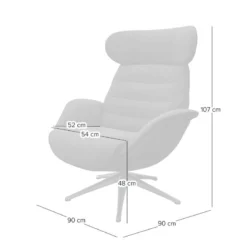 Fauteuil De Relaxation Leso -Promos Déco Vestiaire Boutique 1000371352 230913 500 SKETCH DETAILS P000000001000371352 sketch