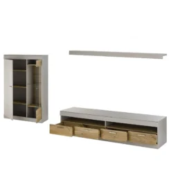 Ensemble Meubles TV Porsi - 200 Cm -Promos Déco Vestiaire Boutique 1000375648 230206 030 DETAILS P000000001000375648