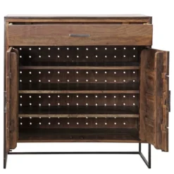 Armoire à Chaussures Bois Massif Tucson -Promos Déco Vestiaire Boutique 1000376080 230802 040 DETAILS P000000001000376080