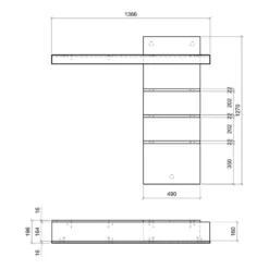 Ensemble Meubles TV Hillbrook - 2 élém. -Promos Déco Vestiaire Boutique 1000379954 230328 501 SKETCH DETAILS P000000001000379954 sketch