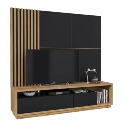 Ensemble Meubles TV Voel - 3 éléments -Promos Déco Vestiaire Boutique 1000385147 230425 030 DETAILS P000000001000385147