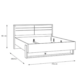Cadre De Lit Boyd -Promos Déco Vestiaire Boutique 1000388186 230519 500 SKETCH DETAILS P000000001000388186 sketch