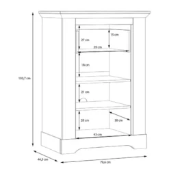 Meuble à Chaussures Ilay -Promos Déco Vestiaire Boutique 1000399736 230801 500 SKETCH DETAILS P000000001000399736 sketch