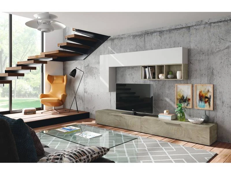 Meuble TV 2 Portes L260cm 2 Meuble TV 2 Portes L260cm – Image 2