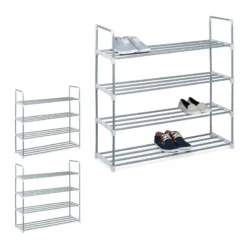 Meuble à Chaussures 4 étages En Lot De 3