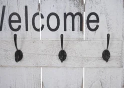 Vestaire Murale HWC-C89 Welcome Shabby -Promos Déco Vestiaire Boutique 14af08522679478c966fddb962d2a65c