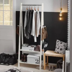 Télescope Porte-manteaux FRG59-W -Promos Déco Vestiaire Boutique 14e4d2984477408c9f9cf3ce1b697977