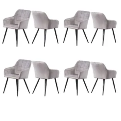 8 Chaises De Salle à Manger Camden -Promos Déco Vestiaire Boutique 179d021caeb34447b6041164b7e0fcbc