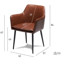 Chaises Shiva Marron Clair Lot De 2 -Promos Déco Vestiaire Boutique 191503c71c184e789cc31f84473805df