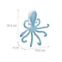 Portemanteau Mural Pieuvre En Bleu -Promos Déco Vestiaire Boutique 197dbba3ec5f4a1bace1f2e1473ff67f