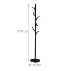Portemanteau Noir En Forme D’arbre -Promos Déco Vestiaire Boutique 1a656437befa4ffa8d78fd459bad5424