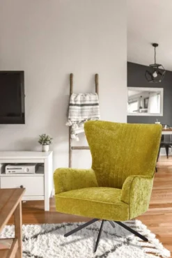 Fauteuil Bob Jaune -Promos Déco Vestiaire Boutique 1ae5afb316114cb6b579e409b69331e9