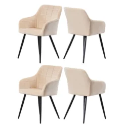 4 Chaises De Salle à Manger Camden