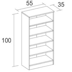 Meuble à Chaussures Bilbao -Promos Déco Vestiaire Boutique 2036a4fe7c7741d5bcd1b33c84da5496