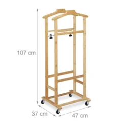 Valet De Chambre à Roulettes 17 Valet De Chambre à Roulettes -Promos Déco Vestiaire Boutique 216ba4942eb64a5ca680654e7549aa56