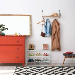 Étagère à Chaussures Empilable 3 Niveaux 31 Étagère à Chaussures Empilable 3 Niveaux -Promos Déco Vestiaire Boutique 246a9705451e47afa3aa05604e1fc992