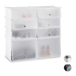 Meuble à Chaussures 8 Compartiments -Promos Déco Vestiaire Boutique 24a379d298ca49339d31f9a500e299bd