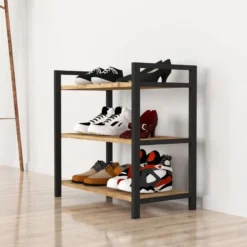 Étagère à Chaussures Sømna à 3 Niveaux -Promos Déco Vestiaire Boutique 279353f5c581431da708ba7007cf59f1
