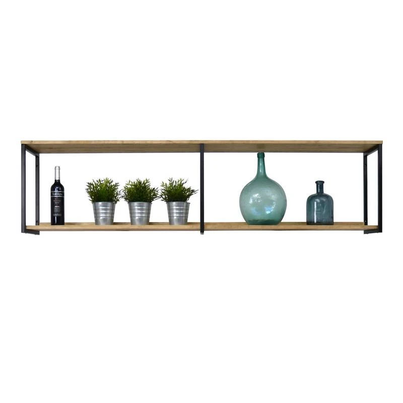 Étagère Murale Double Icub 30X160x47h Cm 2 Étagère Murale Double Icub 30X160x47h Cm – Image 2