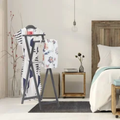 Valet De Chambre Blanc Pliable -Promos Déco Vestiaire Boutique 2b595c5ede0e4d06b65ebe94df26705f