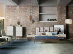 Lit Rembourré En Tissu Avec Repose-tête -Promos Déco Vestiaire Boutique 2c275dc31c2e42dda79e81330c6537de